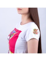 Дизайнерська жіноча футболка  "Квіти"