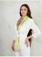 IF  COLLECTION LUXURY / Дизайнерські шовкові шарфи для жінок "Dragon Lady"