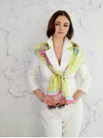 Silk shawl  "Dragon Lady"